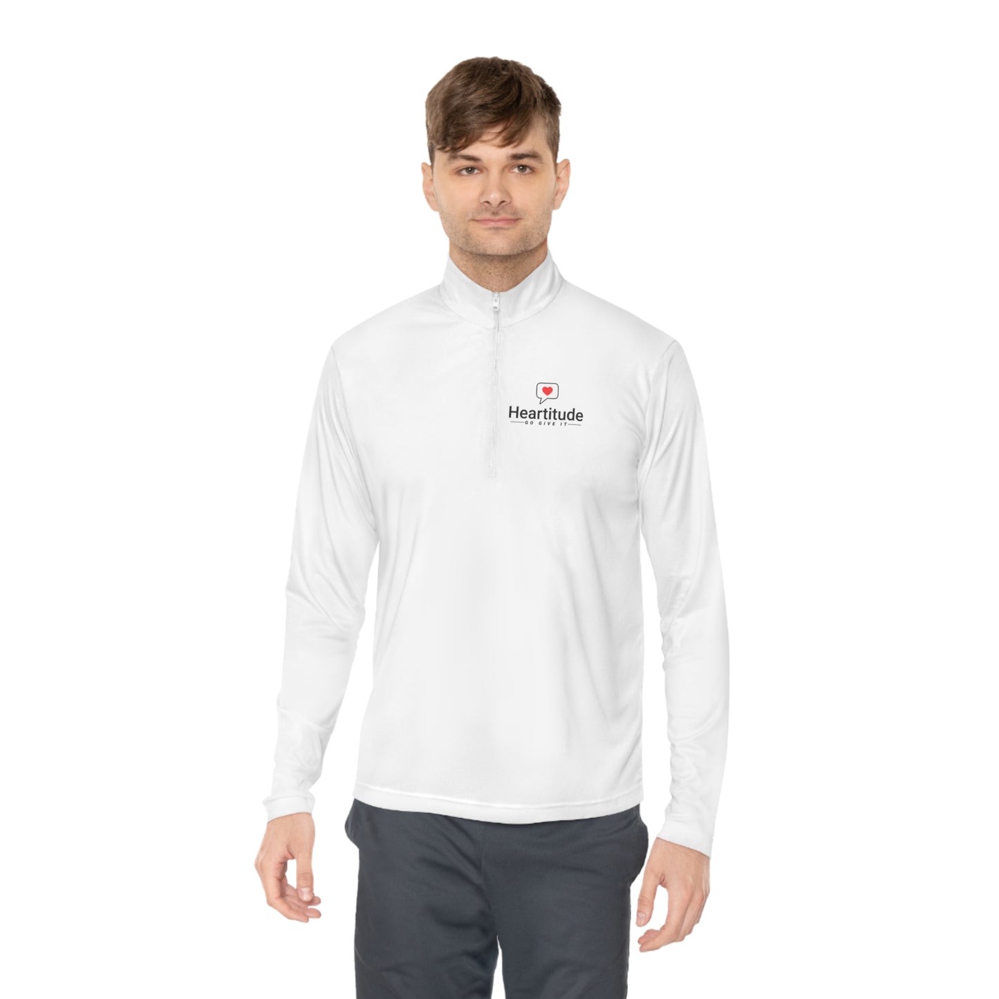 Heartitude Unisex Quarter-Zip Pullover (50% to charity)