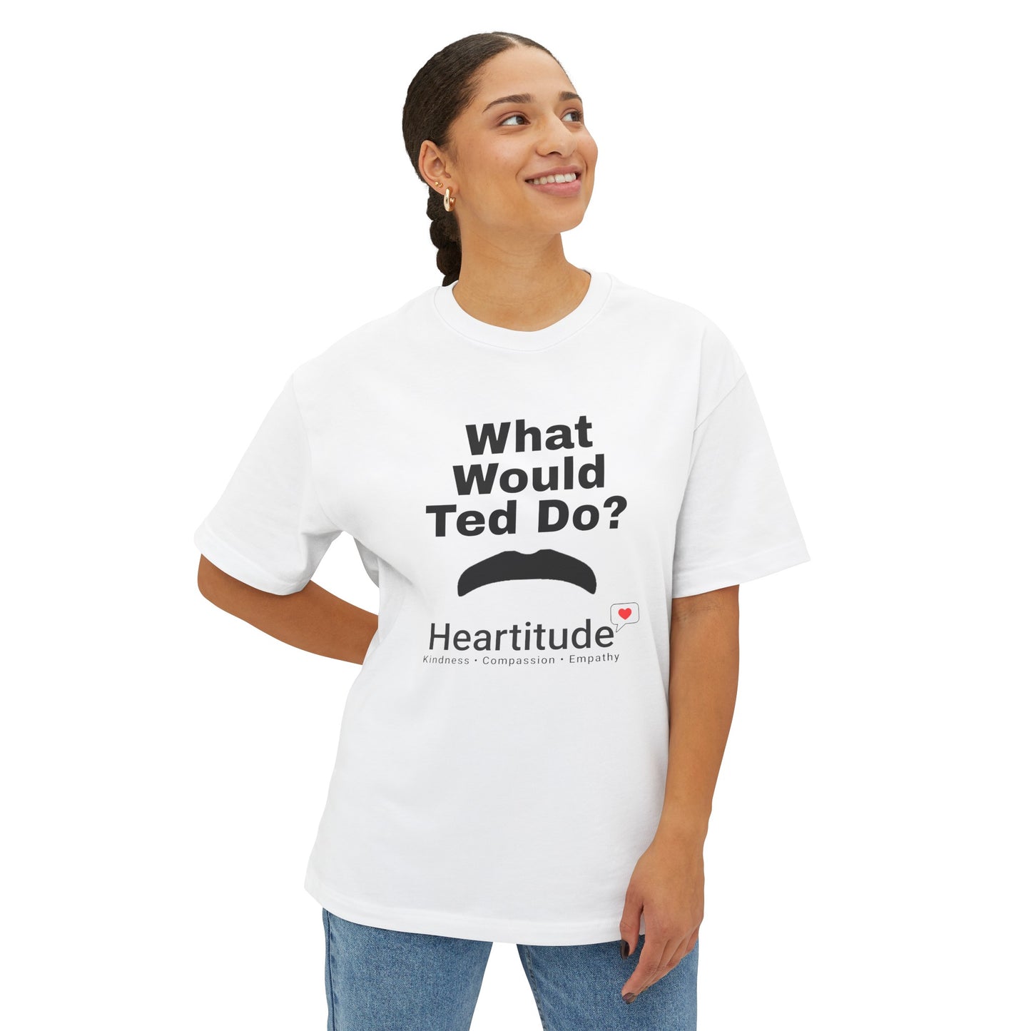 What Would Ted Do? in White Short Sleeve Tee (50% to charity)