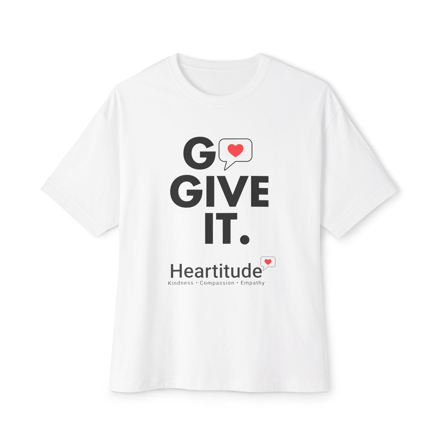 Go Give It in White Unisex Classic Tee (50% to charity)