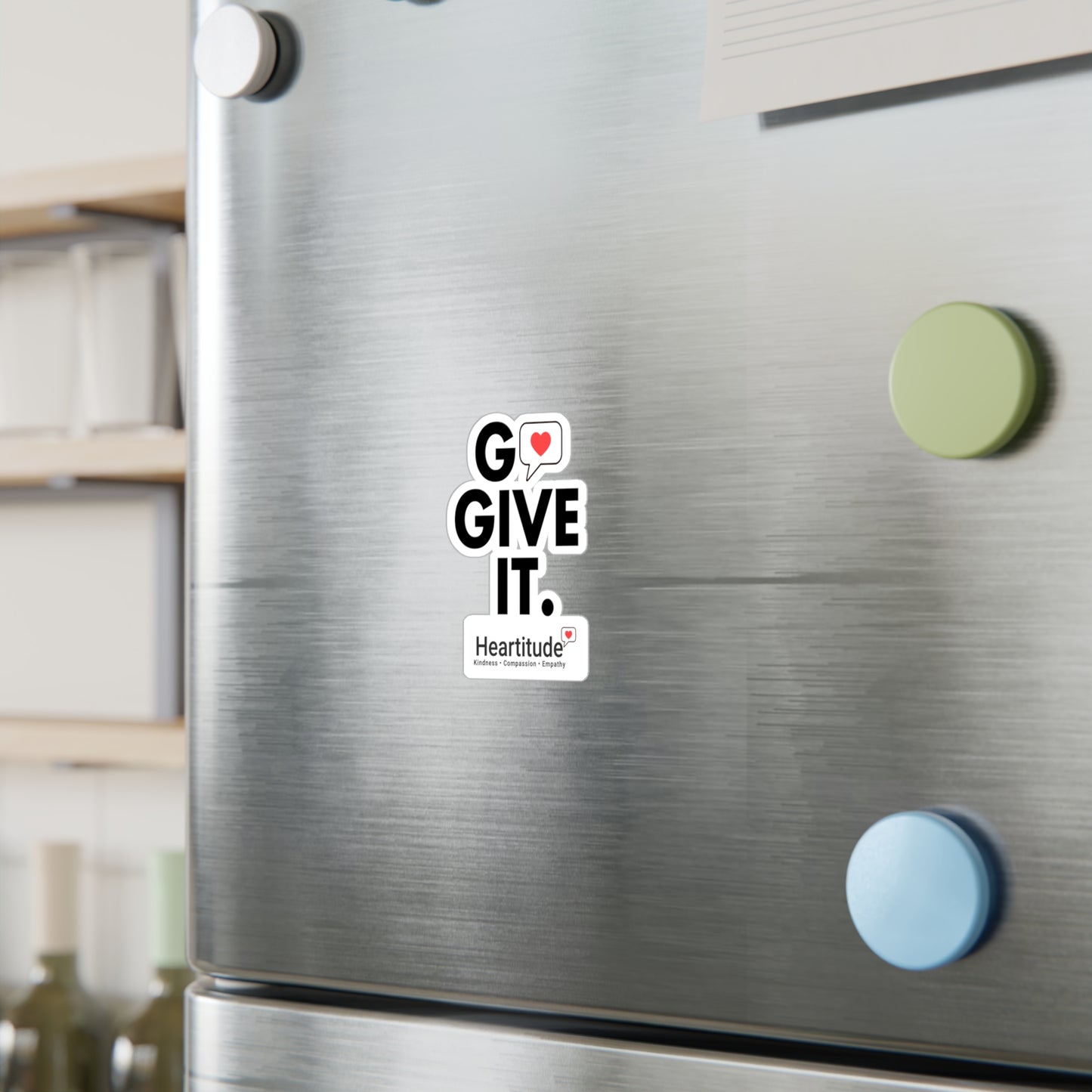 Go Give It Vinyl Decal (50% to charity)