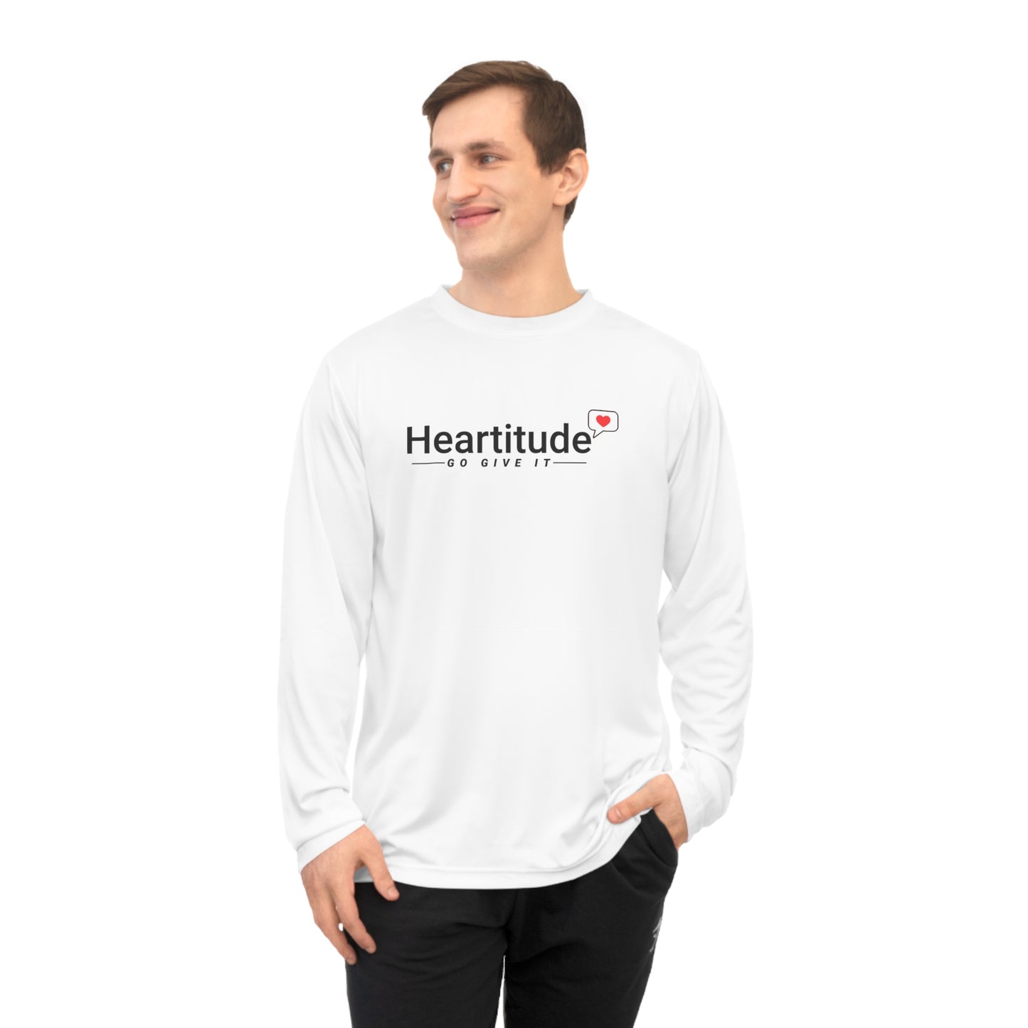 Heartitude Unisex Performance Long Sleeve Shirt (50% to charity)
