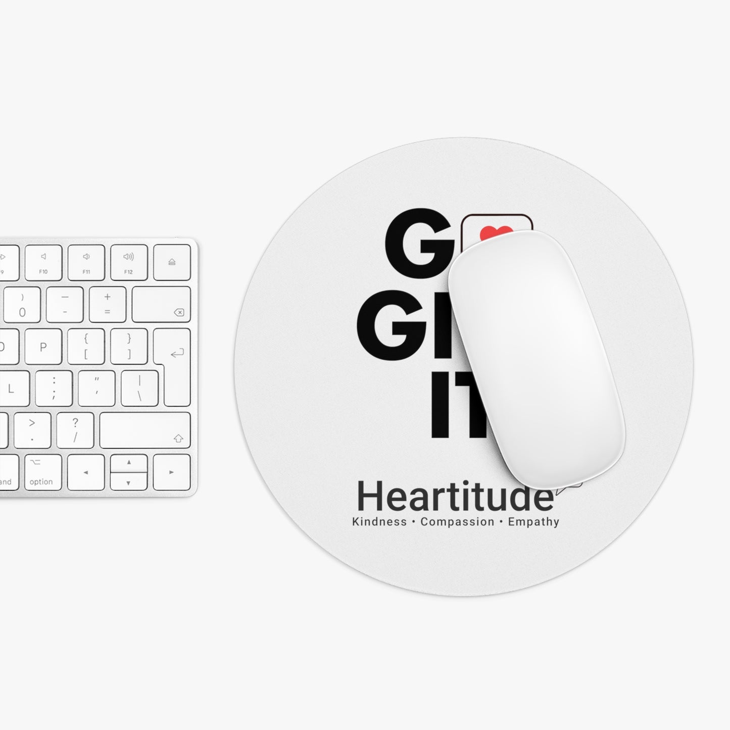 Go Give It Heartitude Mouse Pad (50% to charity)