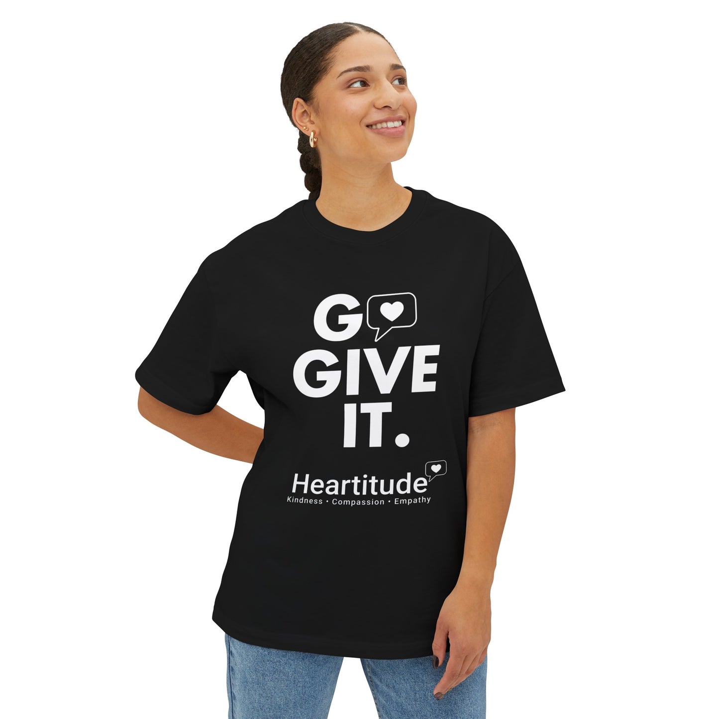 Go Give It in Black Unisex Classic Tee (50% to charity)
