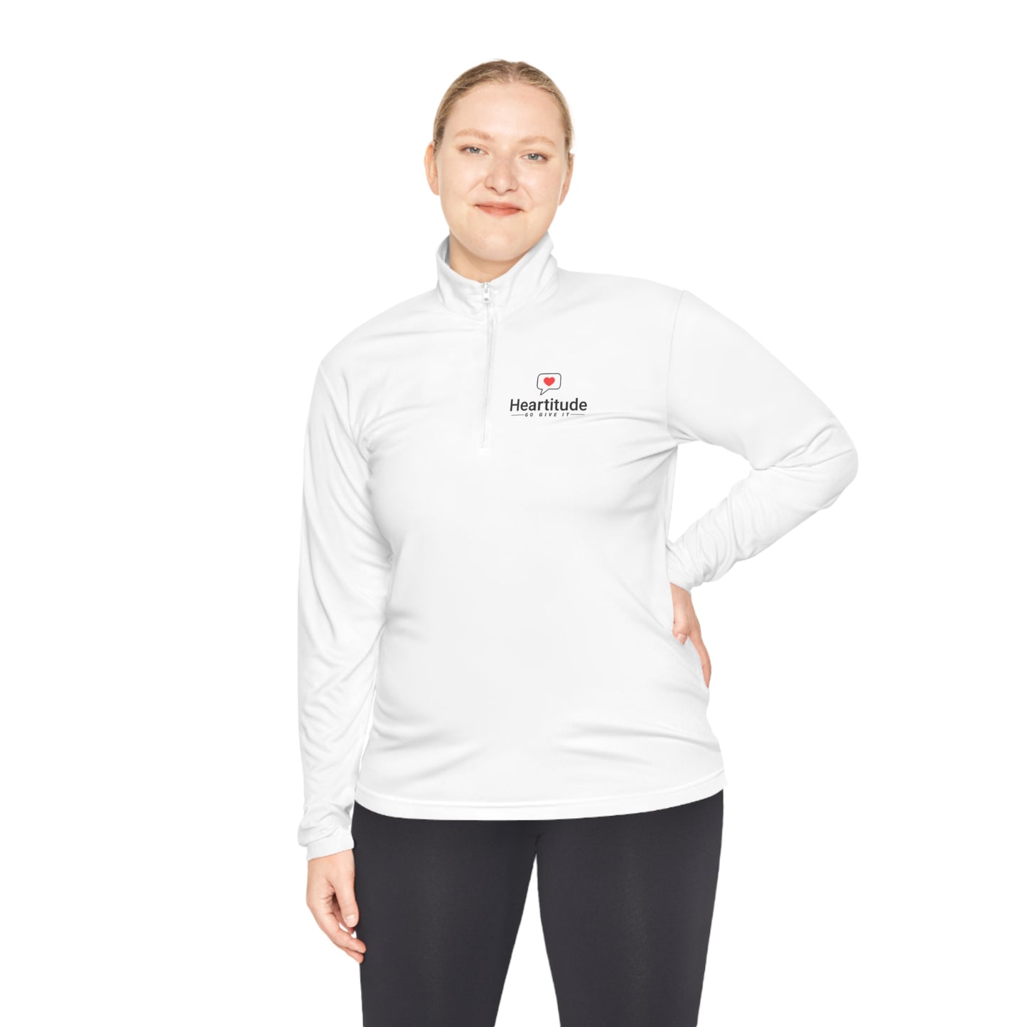 Heartitude Unisex Quarter-Zip Pullover (50% to charity)