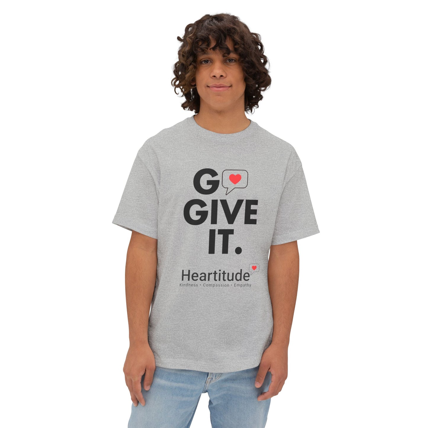 Go Give It in Grey Unisex Classic Tee (50% to charity)