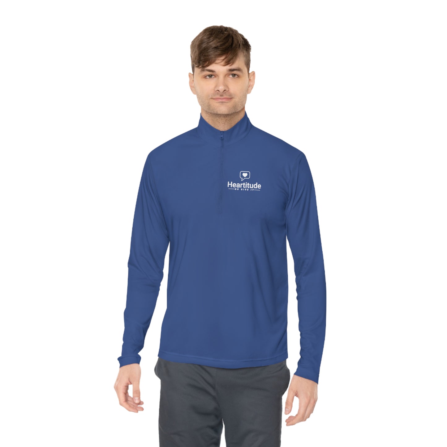 Heartitude Unisex Quarter-Zip Pullover (50% to charity)