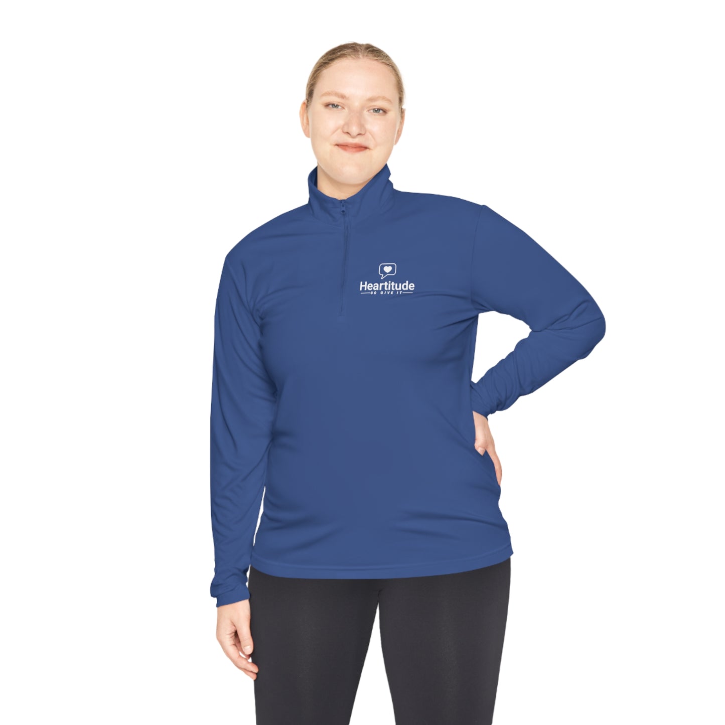 Heartitude Unisex Quarter-Zip Pullover (50% to charity)