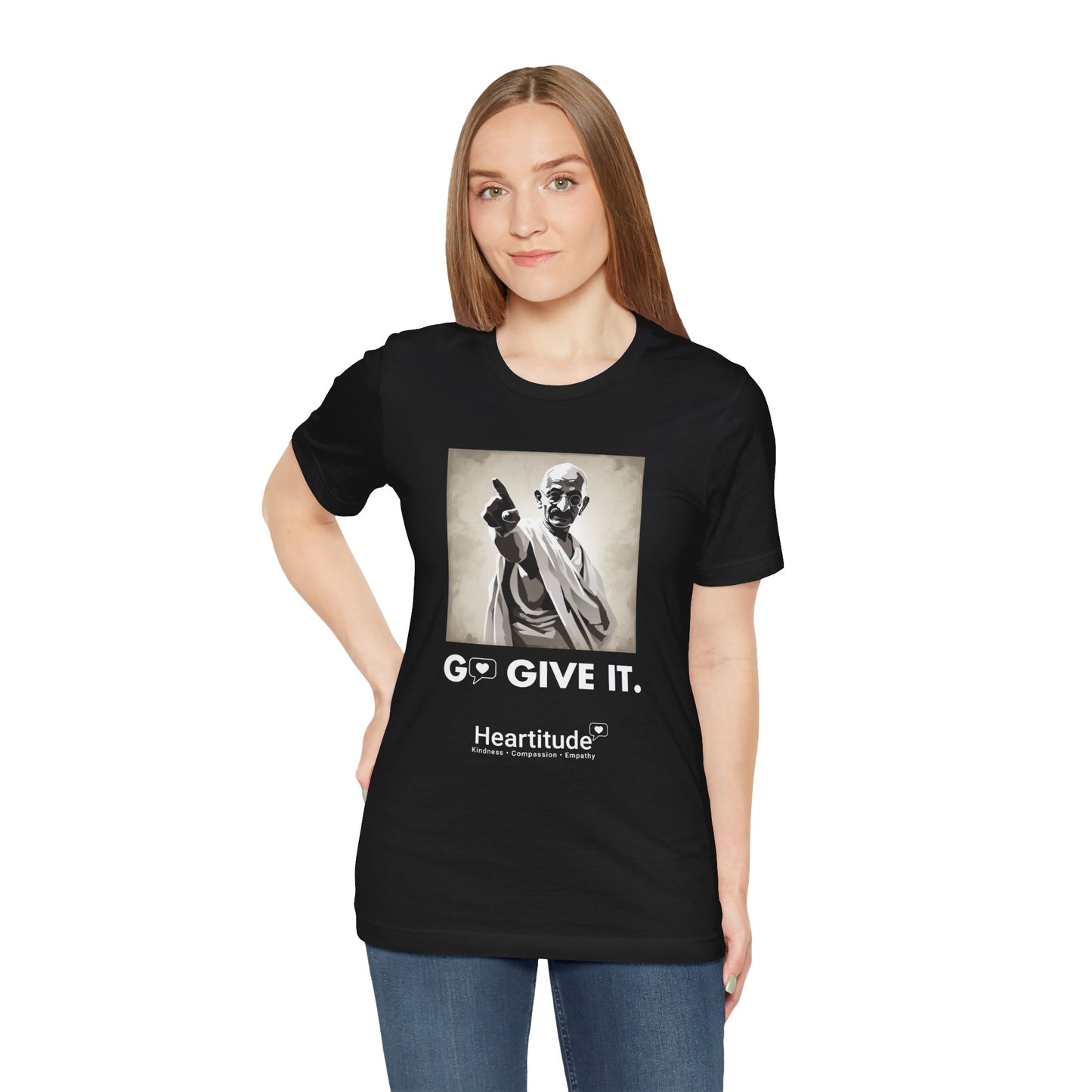 Go Give It with Gandhi Tee (50% to charity)