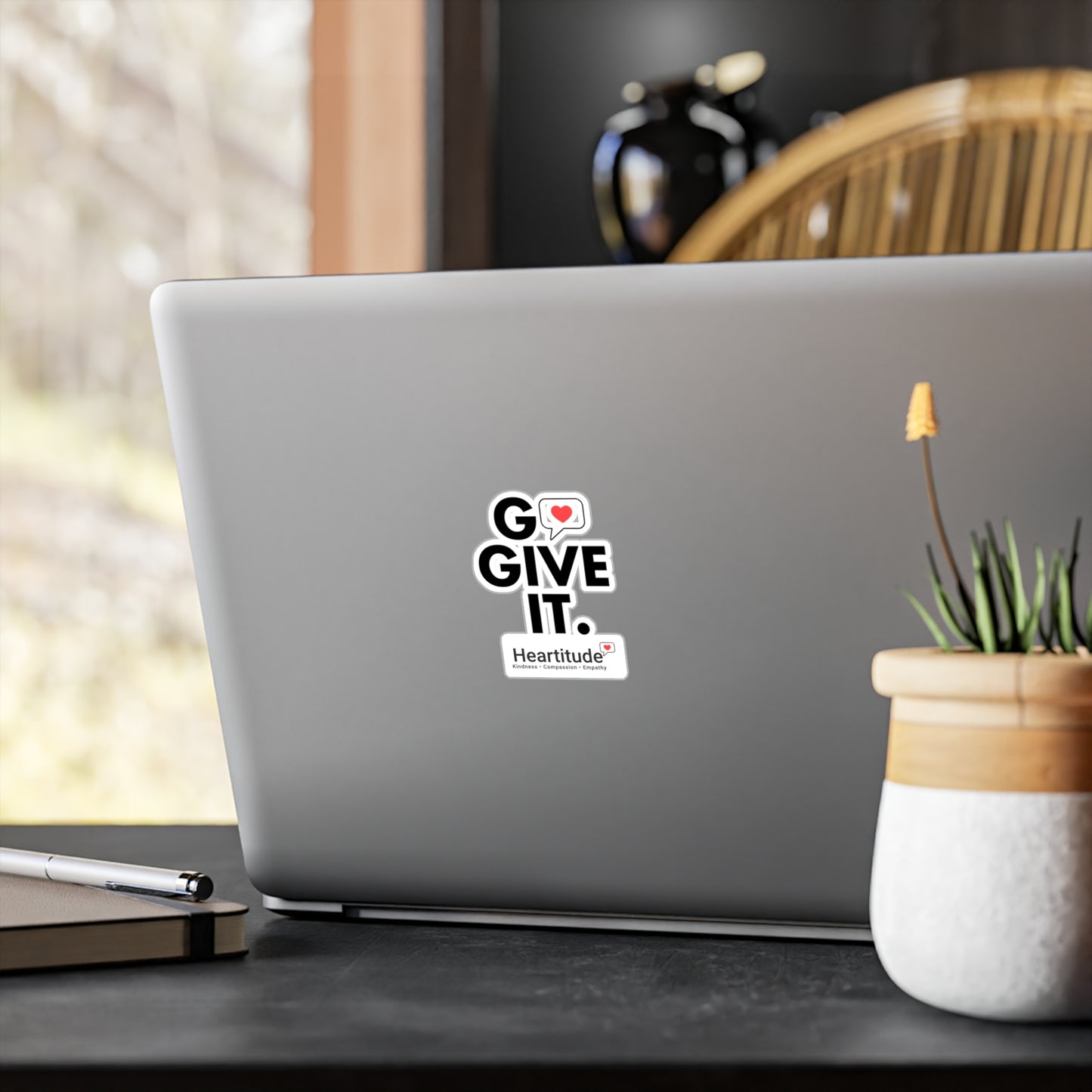 Go Give It Vinyl Decal (50% to charity)