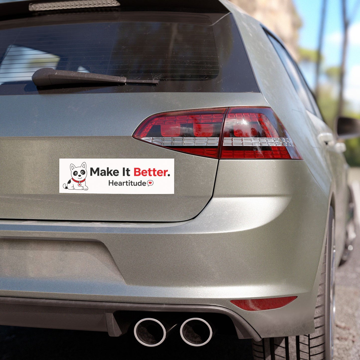 Ollie "Make It Better." Car Magnet (25% to charity)