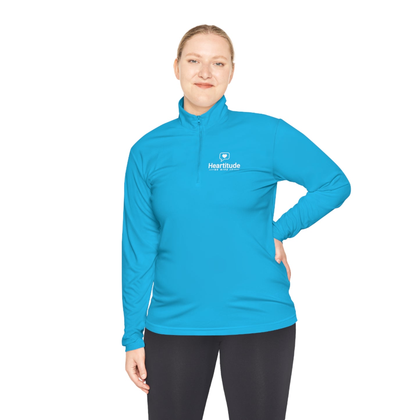 Heartitude Unisex Quarter-Zip Pullover (50% to charity)