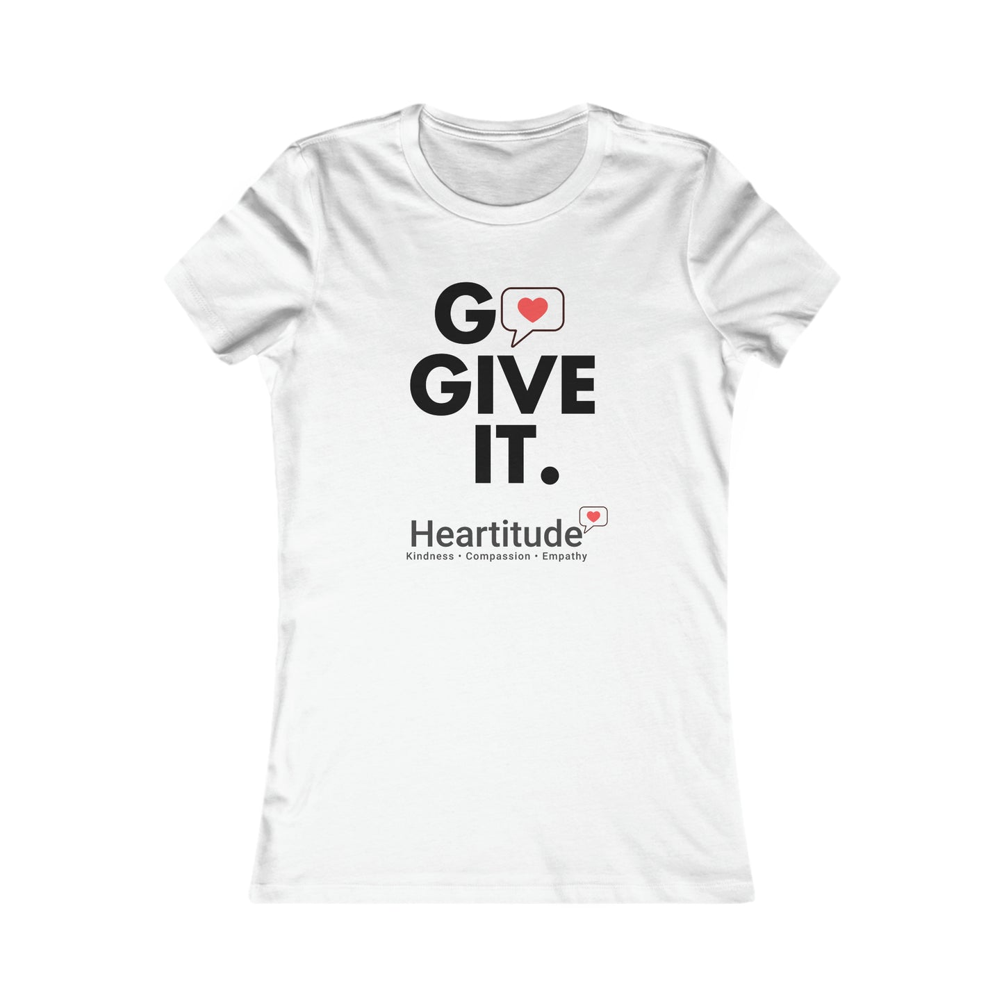 Go Give It Women's Short Sleeve Shirt (50% to charity)