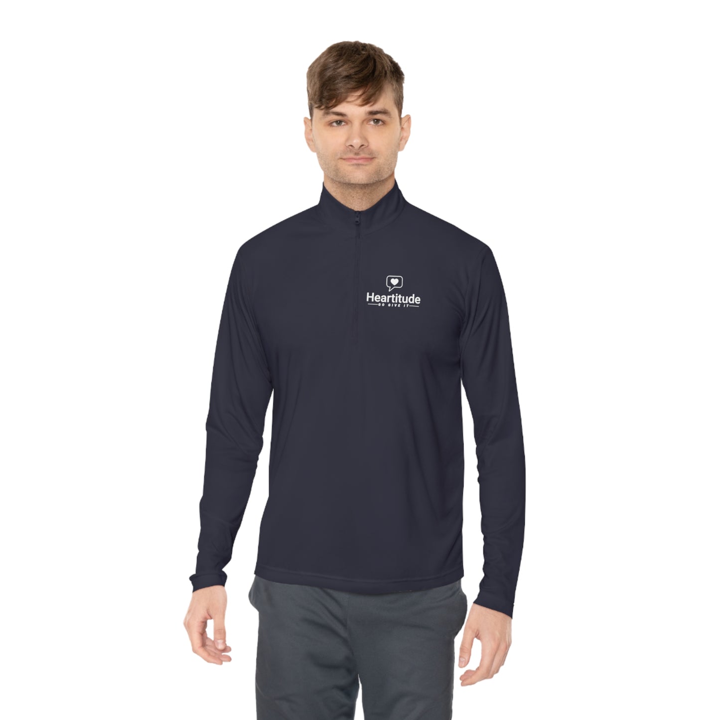 Heartitude Unisex Quarter-Zip Pullover (50% to charity)