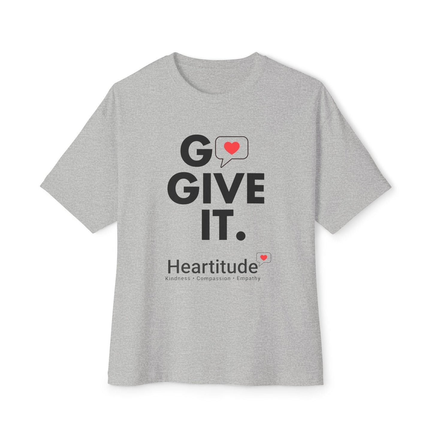 Go Give It in Grey Unisex Classic Tee (50% to charity)
