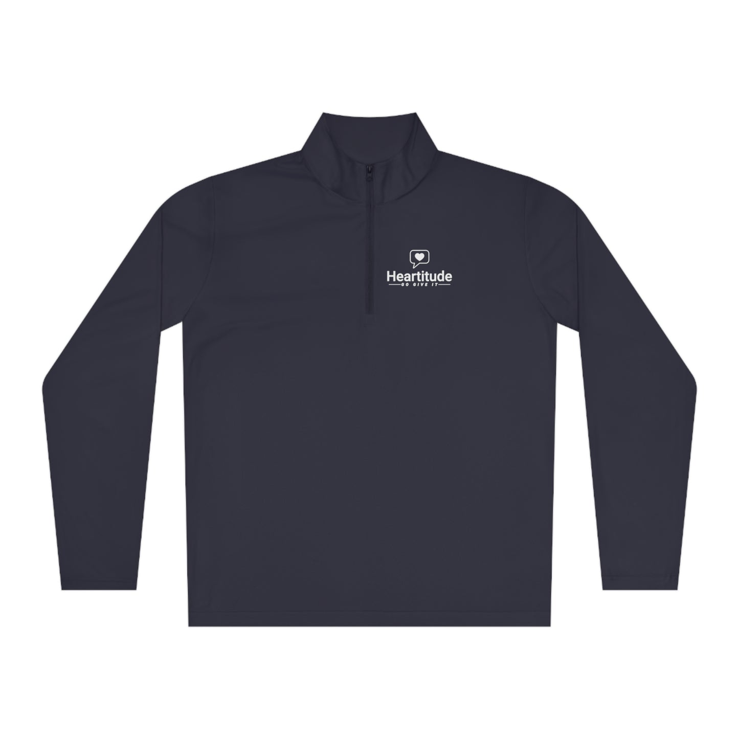 Heartitude Unisex Quarter-Zip Pullover (50% to charity)