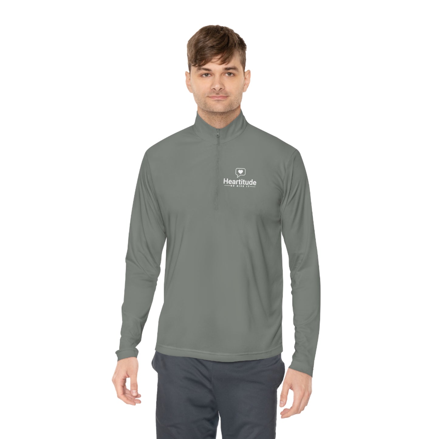 Heartitude Unisex Quarter-Zip Pullover (50% to charity)