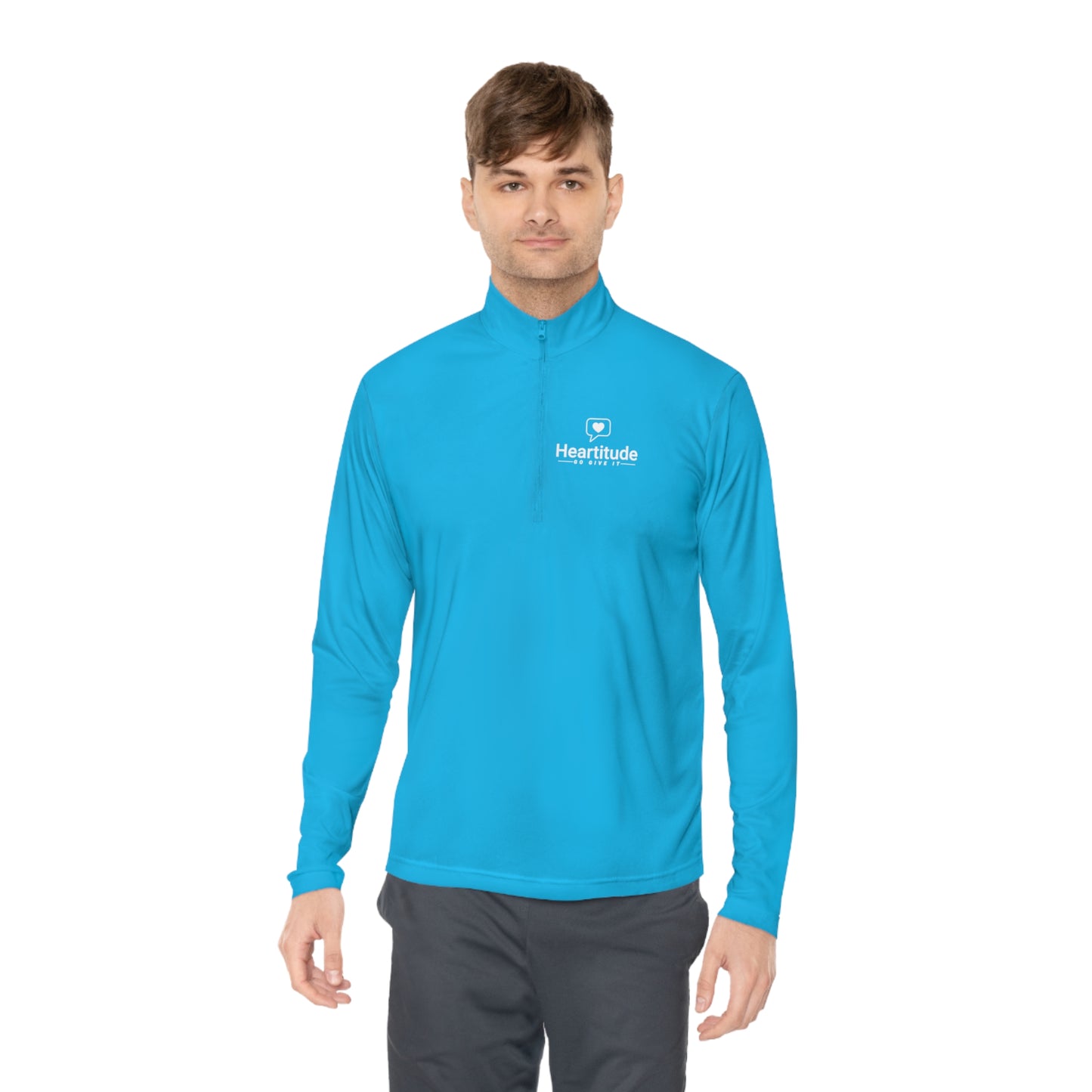 Heartitude Unisex Quarter-Zip Pullover (50% to charity)